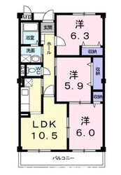 プリムヴェールの物件間取画像